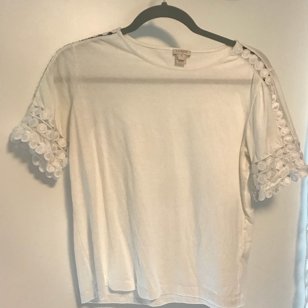 Jcrew white tee